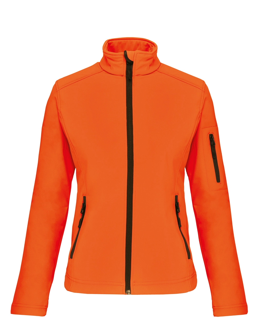 Dames Softshell jas Fluorescent