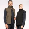 Met fleece gevoerde bodywarmer