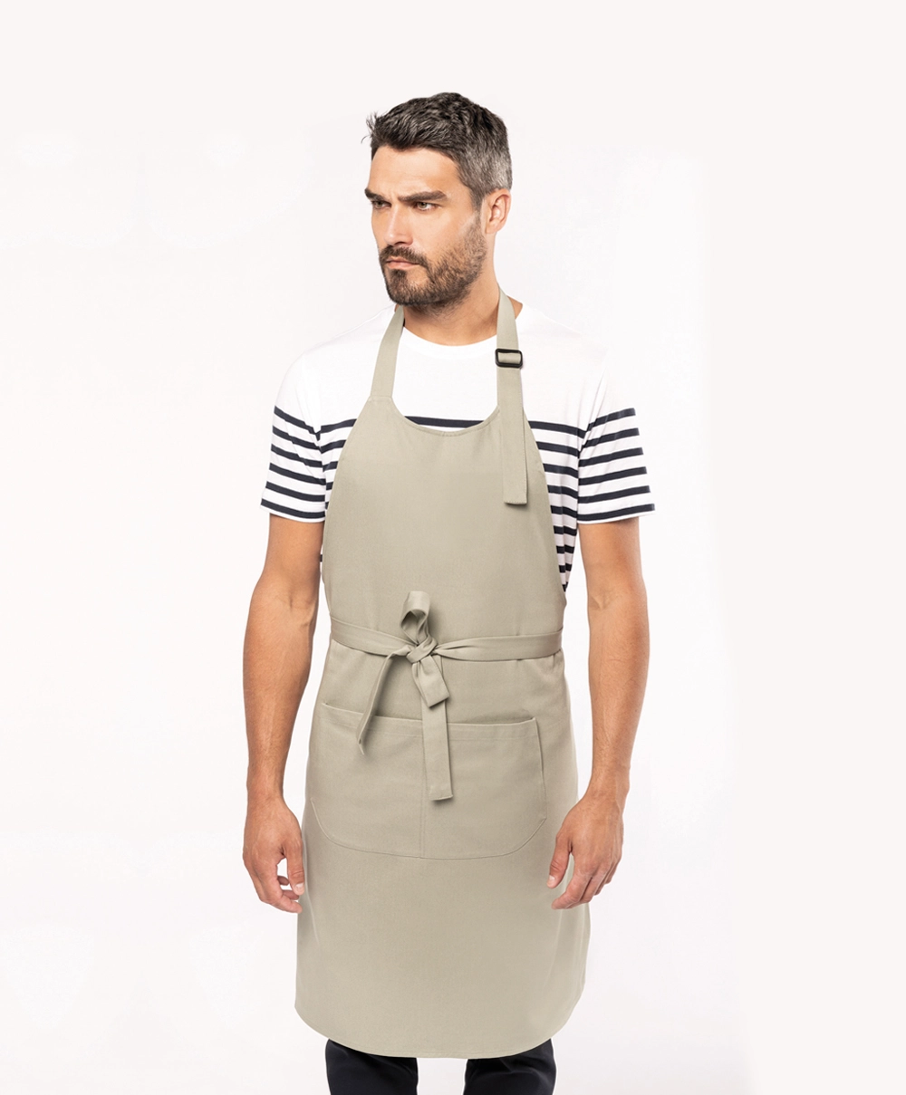 Schort met zak van biologisch katoen