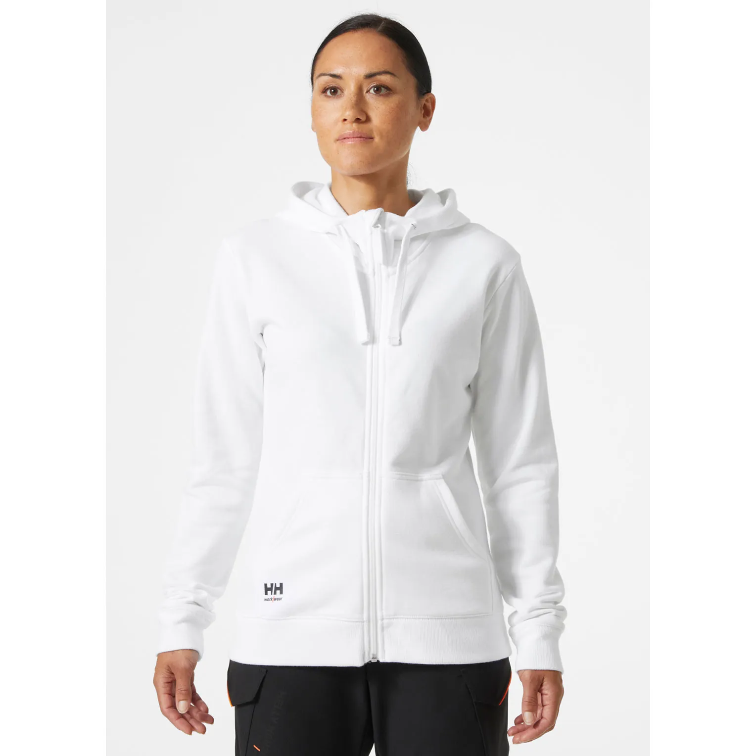 Helly-Hansen-Classic hoodie met rits voor dames-79323-900-white-2