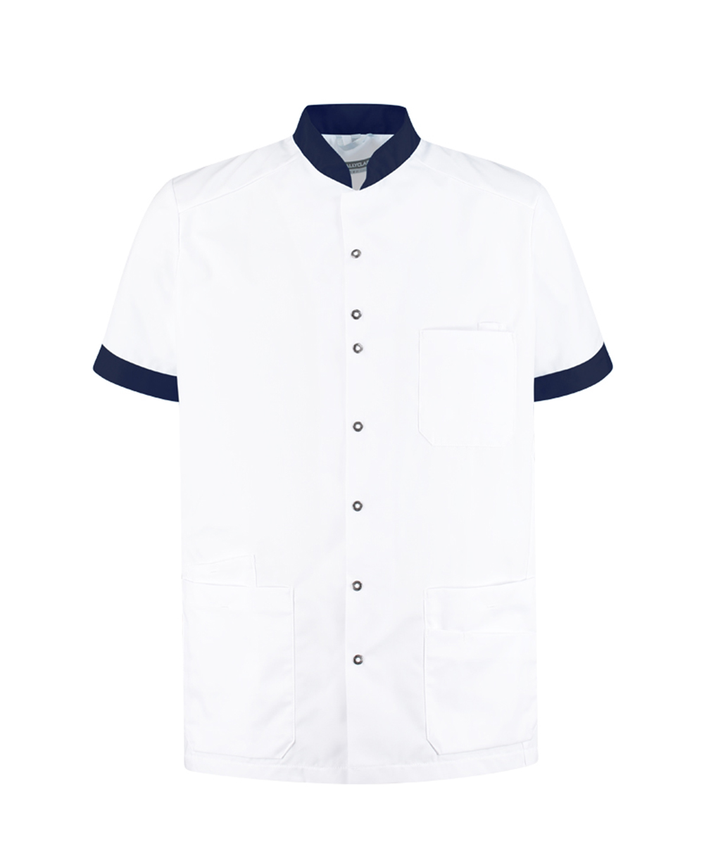 Haen-Milo herenjas met tricot telescoopmouw-74160:6106-1 Milo herenjas met tricot telescoopmouw